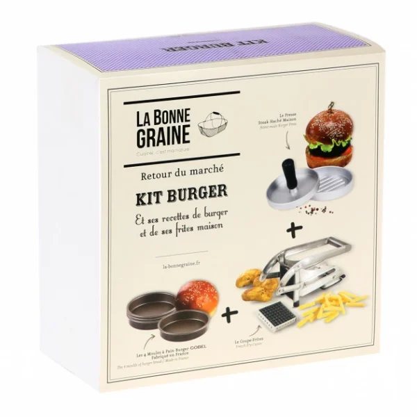 Boutique Les meilleures critiques de 🧨 Kit Burger Maison (x4) La Bonne Graine 🛒 3